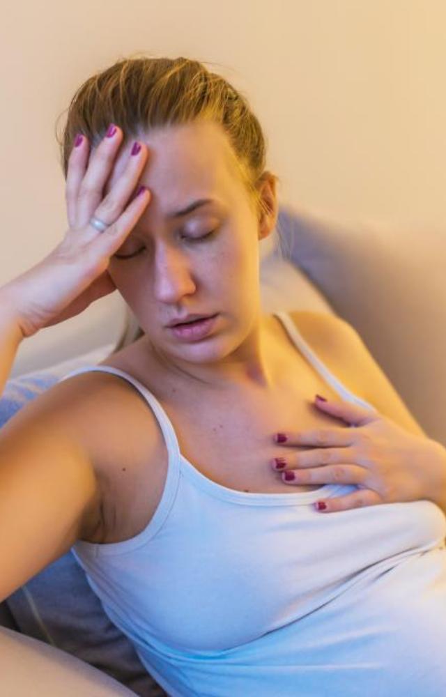 Any discharge from the nipple, other than breast milk, can be a symptom of breast cancer. The discharge may be bloody, clear, or yellow.