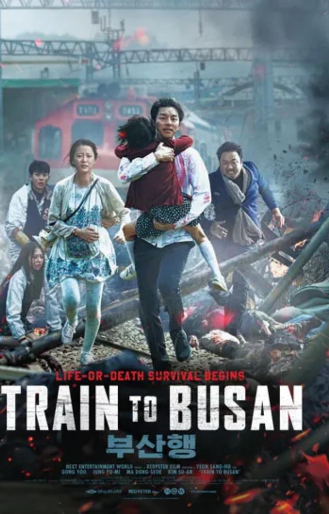  A thrilling zombie apocalypse unfolds on a high-speed train journey.