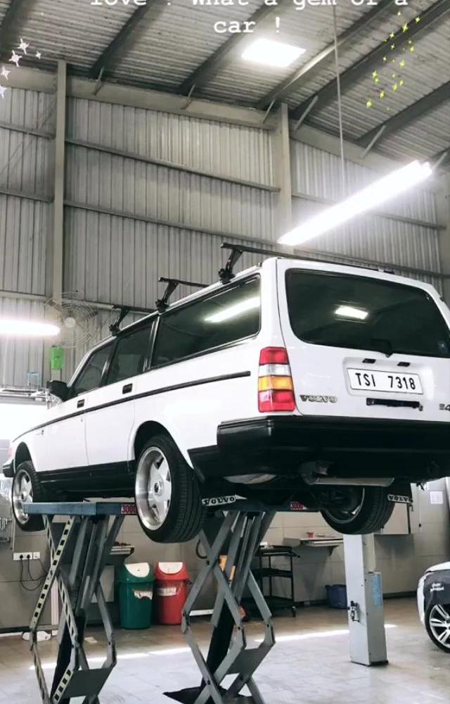 A vintage gem that exudes timeless elegance. The Volvo 240 is a classic Swedish workhorse, known for its robust build and safety features