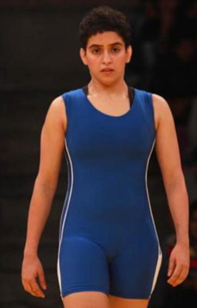 Sanya Malhotra debuted in Bollywood with *Dangal* (2016) as Babita Kumari, portraying a wrestler and Mahavir Singh Phogat`s daughter.