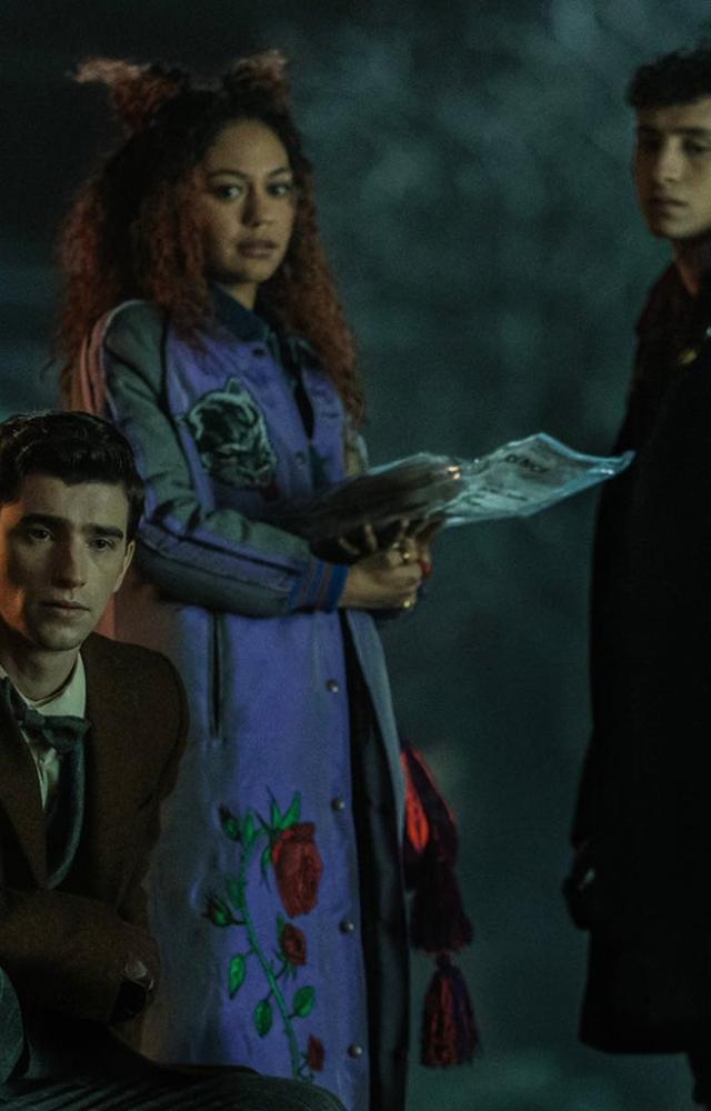 What happens when two detective ghosts work with a clairvoyant to solve mysteries but a powerful witch interrupts to complicate their plans?