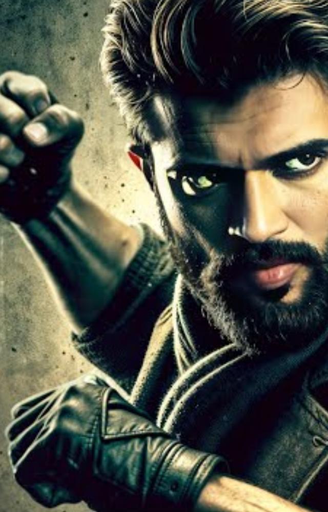 The teaser opens with a powerful shot of Vijay Deverakonda, setting the tone for the intense action and drama that follows.