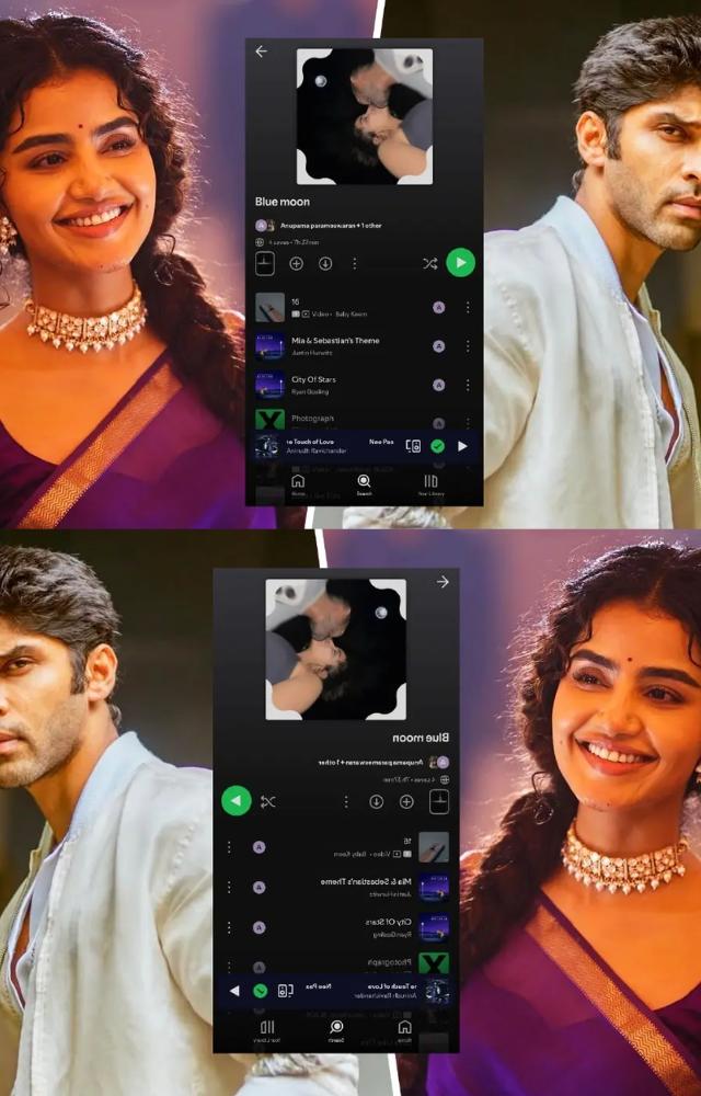 The playlist`s cover, showing a couple kissing, added fuel to the relationship rumors.
