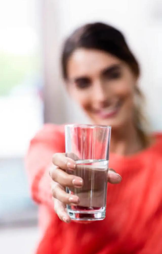 Aim for at least 8 glasses a day to hydrate your skin from the inside out.