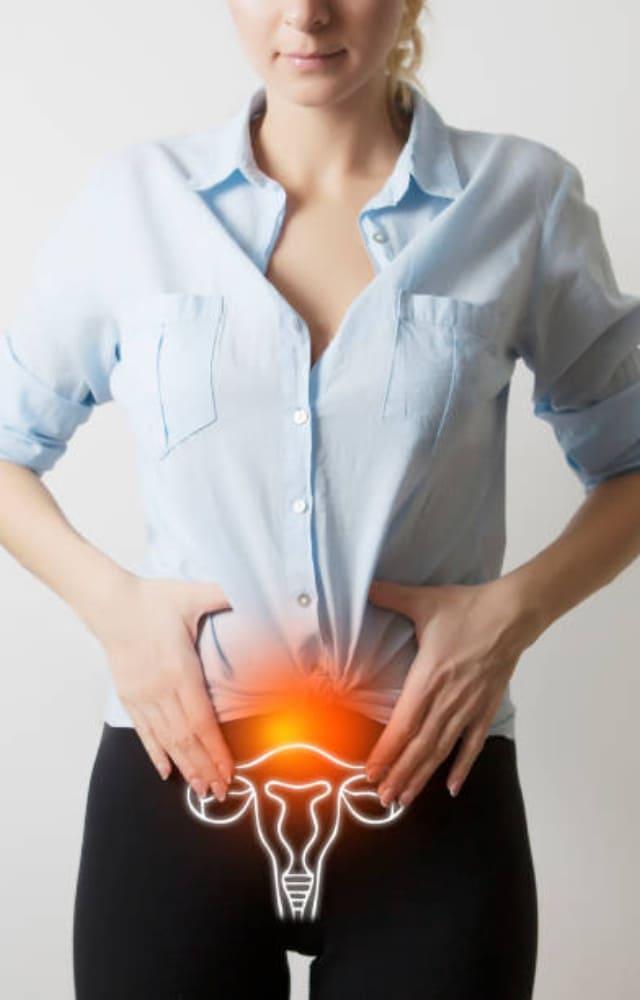 Some of the symptoms of endometriosis include painful menstrual cycles, pain during or after sex, irregular or heavy periods, constipation during periods.