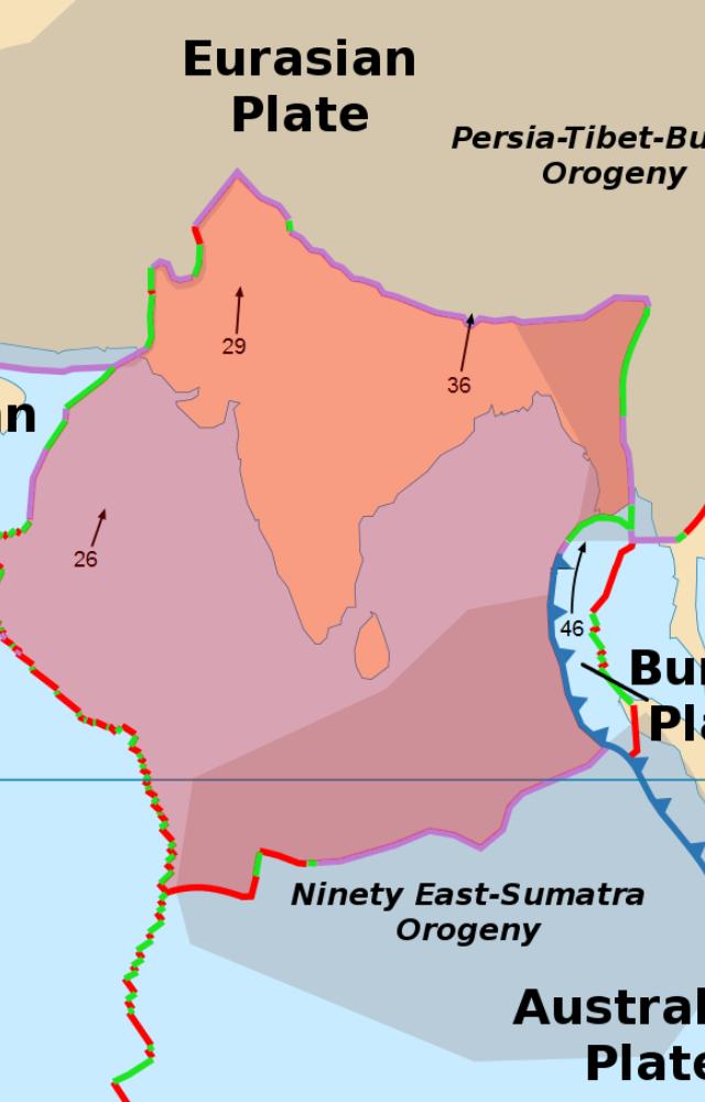 Mount Everest continues to grow approximately 4 mm each year due to the geological activity of the Indian tectonic plate pushing against the Eurasian plate.