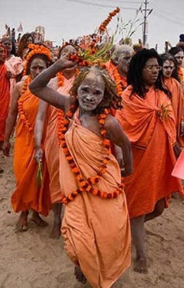 Just like male naga sadhus, sadhvis undergo a rigorous initiation process. This requires years of spiritual practice, celibacy, and religious meditation.