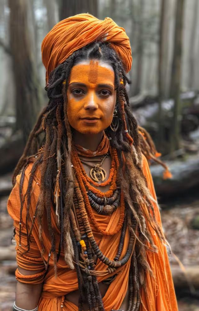 Naga Sadhvis are warriors and protectors of Hindu religion who believe in Lord Shiva. They appear during the Maha Kumbh Mela and mysteriously disappear after.