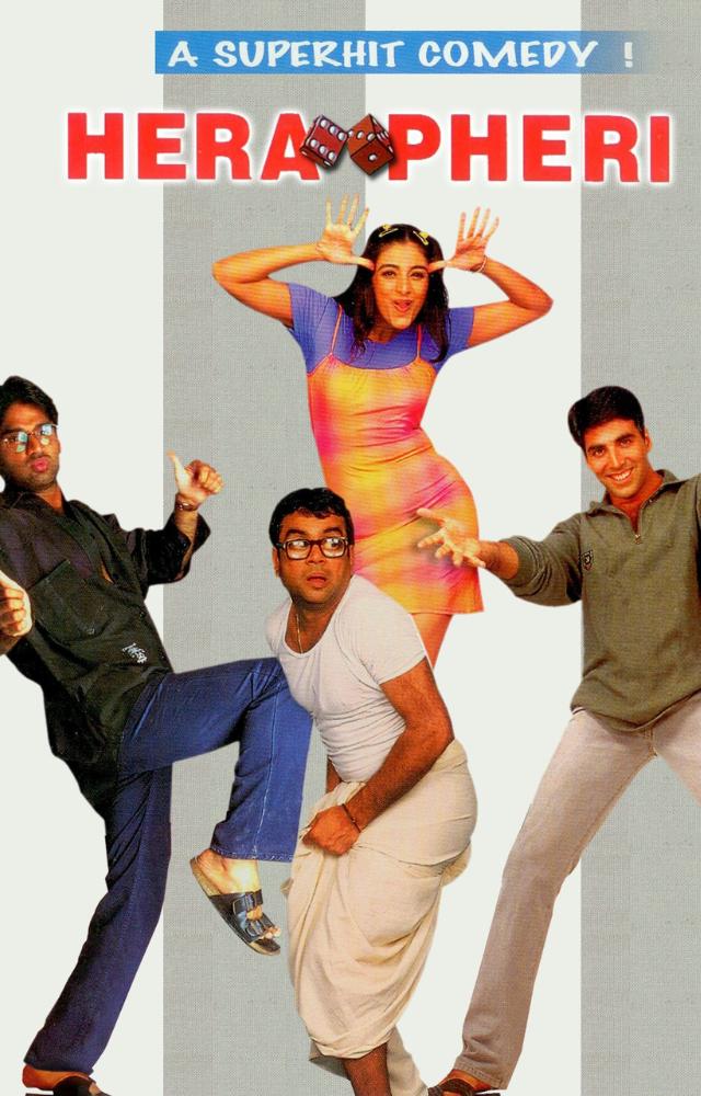 A comedy film starring Akshay Kumar, Sunil Shetty, and Paresh Rawal, known for its hilarious dialogues and situations.