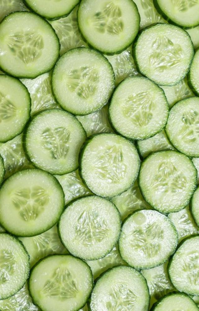 This is a well-known remedy for dark circles. It has a high water content that rehydrates the skin and also helps boost collagen production.