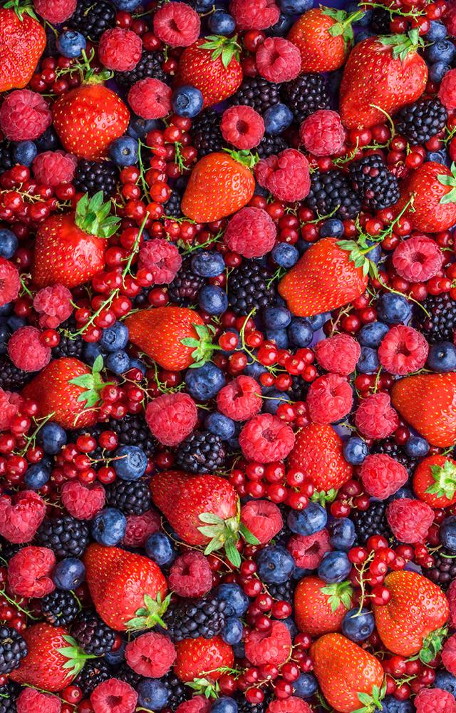 Berries are packed with antioxidants, which helps fight inflammation and reduce the appearance of acne. They`re also a good source of vitamin C.