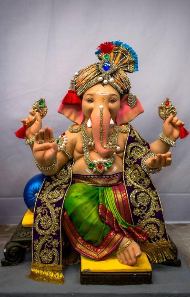 Devotees install clay idols of Lord Ganesha in homes and public places. These idols are often elaborately decorated and are worshipped with great devotion.