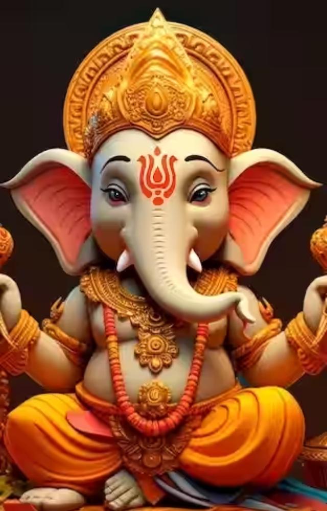 The festival is typically celebrated for 10 days, starting from the Chaturthi (fourth day) of the lunar month Bhadrapada.