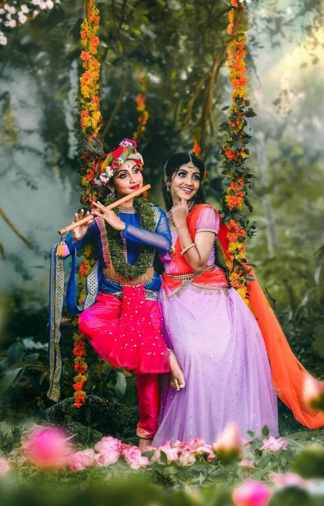 Gokuldas KS gained attention for his stunning and vibrant photographs of Janmashtami celebrations, showcasing his unique photographic style.