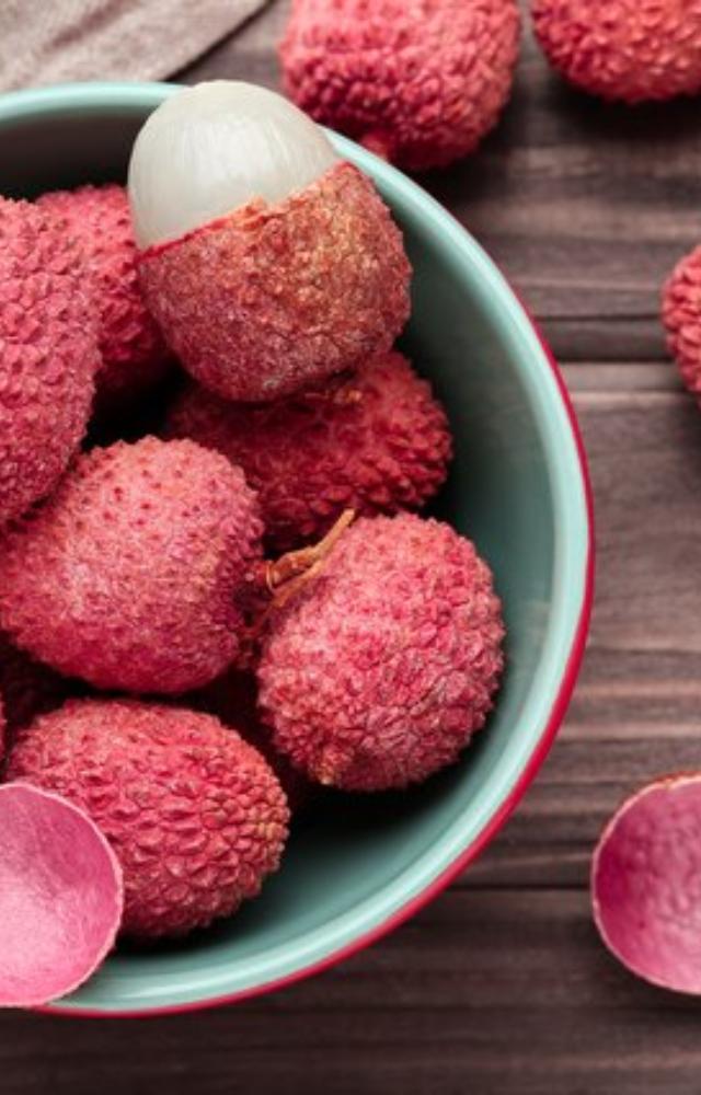 Lychees are rich in vitamin C, boosting the immune system and helping the body fight infections.