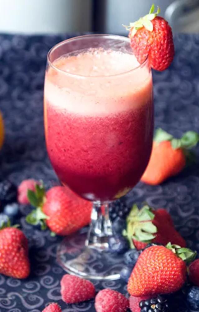 Mix strawberries, blueberries, and raspberries for a burst of antioxidants.