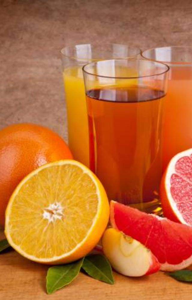 Combine orange, grapefruit, and a squeeze of ginger for a vitamin C kick.