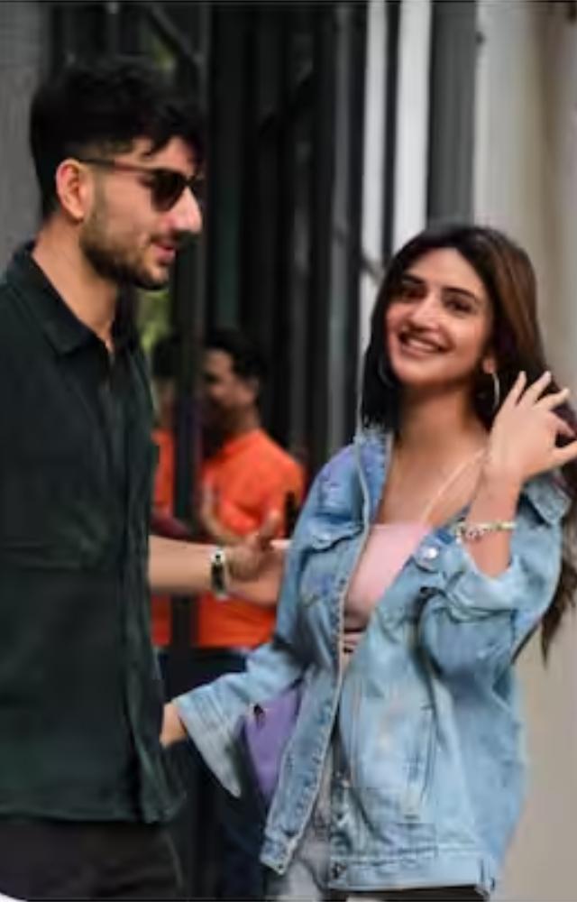 The two were clicked outside Dinesh Vijan`s Maddock office in Santacruz after a reading session. They are likely to be paired in a film together.