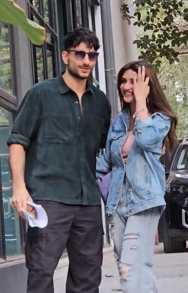 The duo appeared to be visiting the production house for a script reading session. Ibrahim was seen holding the same in his hand.