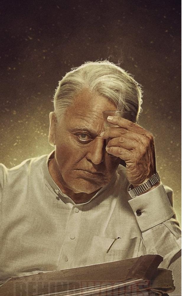 Kamal Haasan returns to his iconic role as veteran freedom fighter Veerasekaran Senapathy in 'Indian 2,' marking a standout moment in the sequel