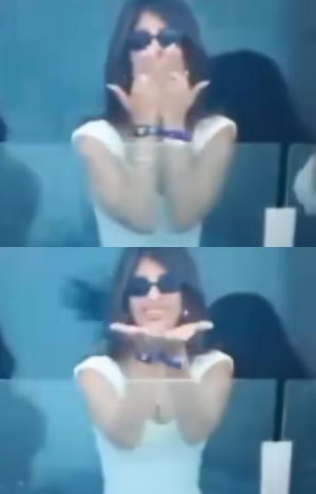 While Hardik made India proud during the India vs. Pakistan match, our eyes were stuck on this mystery girl who was blowing kisses to the cricketer.