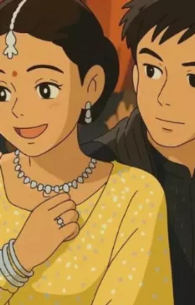Romance meets cute AI fan-made images, thanks to Ghibli`s creativity. Shah Rukh Khan and Kajol look so adorable here.