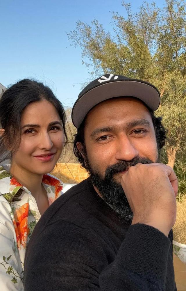 In this picture, Katrina and Vicky posed together for a loved-up photograph. Katrina is seen wearing a floral dress, while Vicky dons a crisp T-shirt
