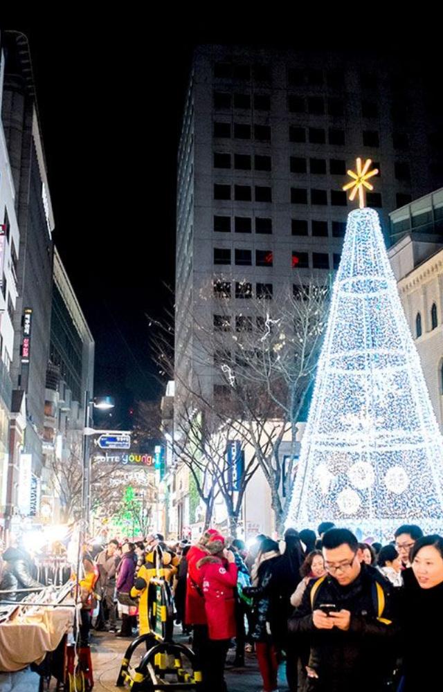 Christmas in South Korea is more secular, with less emphasis on religious traditions compared to Western countries.