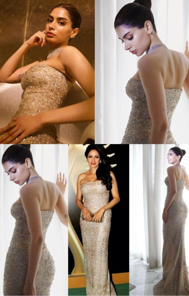 Inspired by Sridevi`s confidence and grace, Khushi believes that fashion is about expressing one`s personality and embracing individuality.