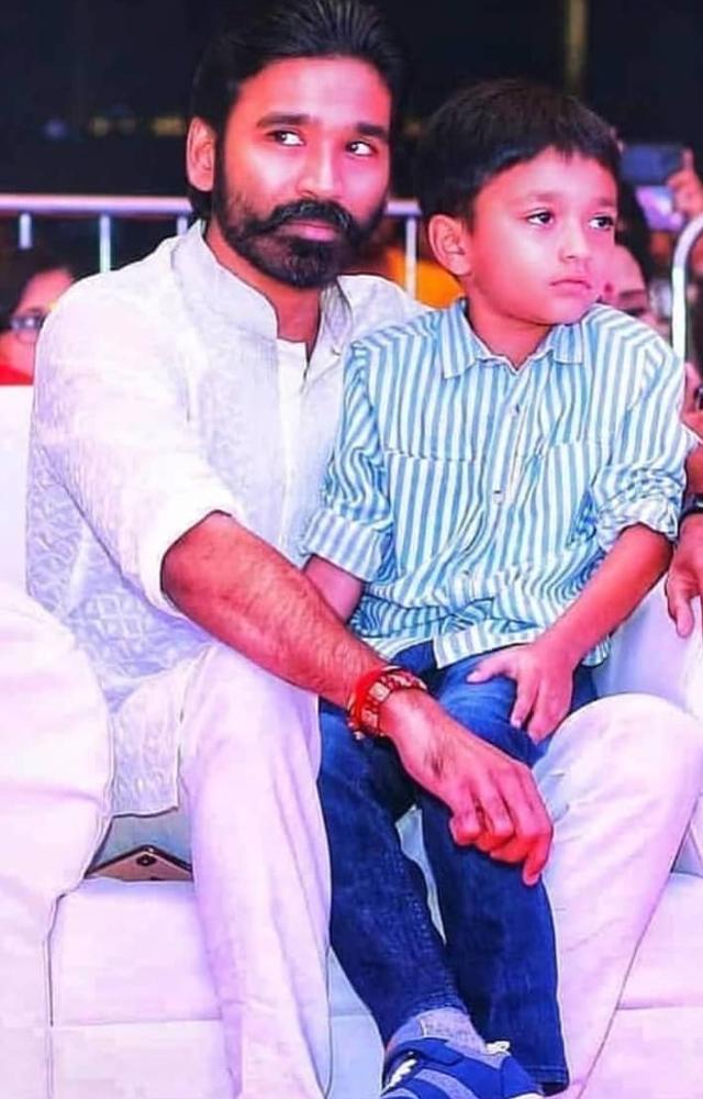 Dhanush frequently shares warm birthday messages for his son Linga, referring to him as the light of his life.