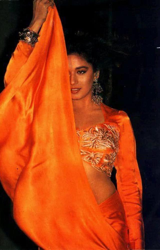Beta was one of her career-defining films. Mdhuri Dixit`s Dhak Dhak dance in that orange saree is a cult classic and will always be an evergreen trend.