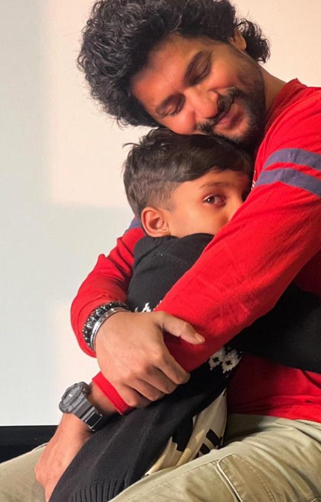In a viral video, Arjun playfully twirled Nani’s mustache and declared that his father looked like a lion. The adorable bond was evident
