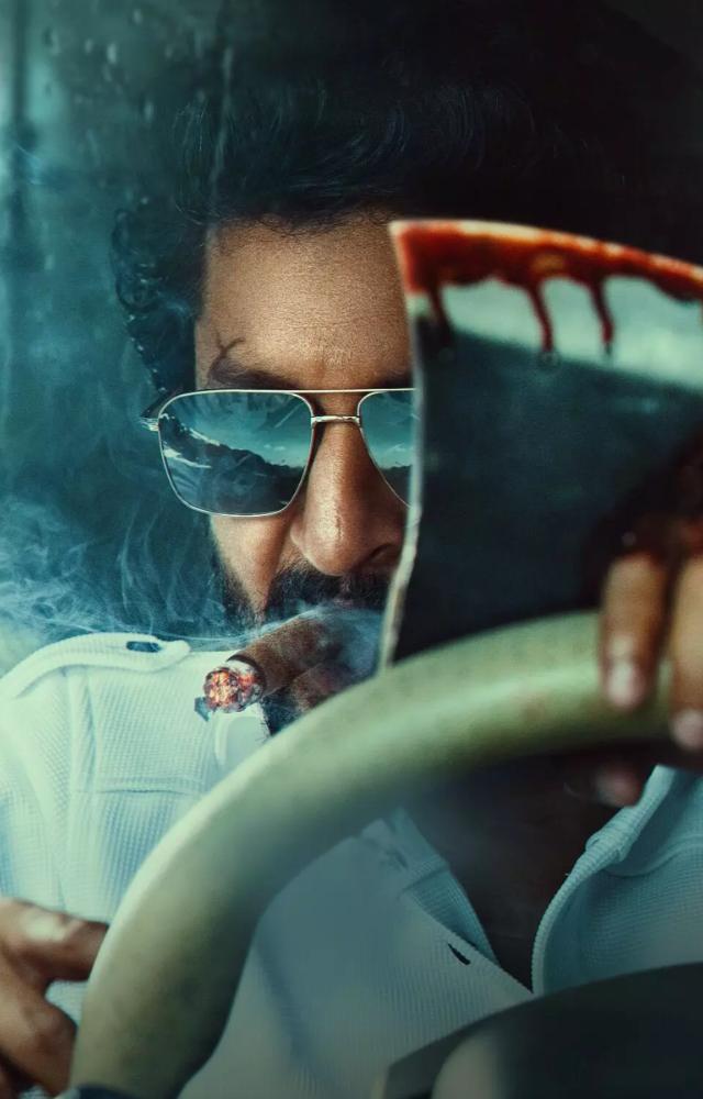 Nani plays Arjun Sarkar, a fierce and relentless HIT officer, showcasing intense and powerful character.