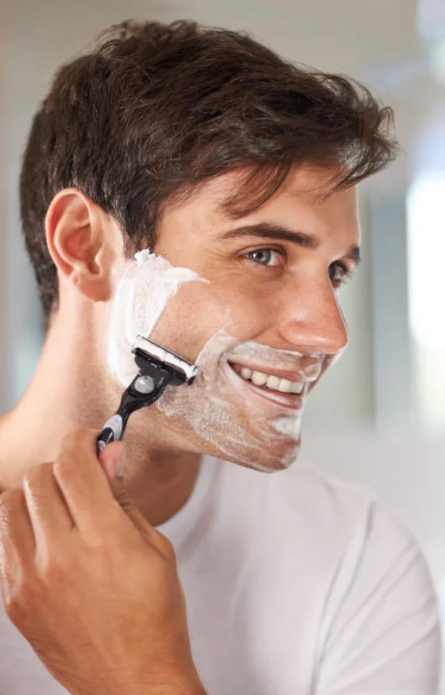 The first and foremost rule of participating in the No Shave November challenge is to start with a fresh and clean shaved face before November 1.