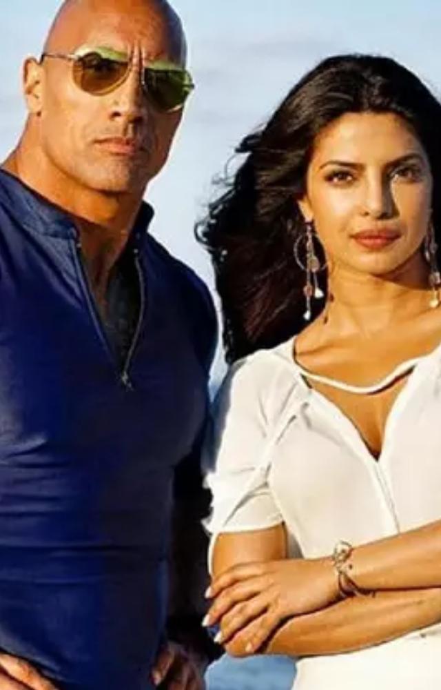 She plays the role of Victoria Leeds in this action-comedy film alongside Dwayne Johnson and Zac Efron.