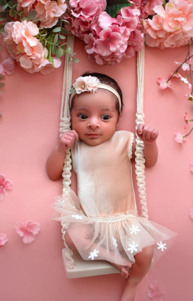 Pearle shared a heartfelt post on her official Instagram handle, expressing her joy and gratitude. She posted a picture of herself holding the newborn 