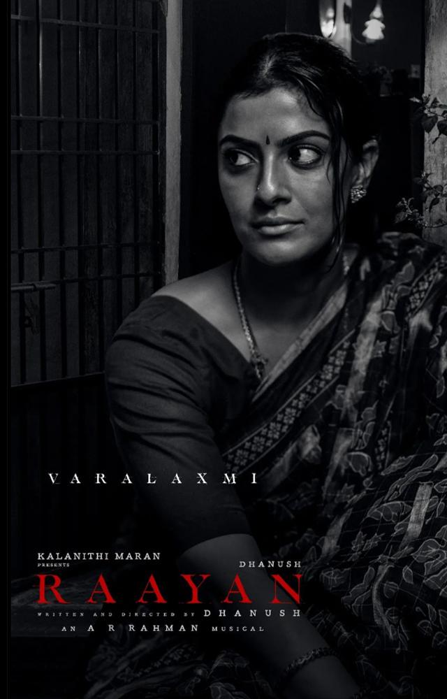 Varalaxmi Sarathkumar has also joined the cast of “Raayan,” adding to the ensemble of talented actors. 