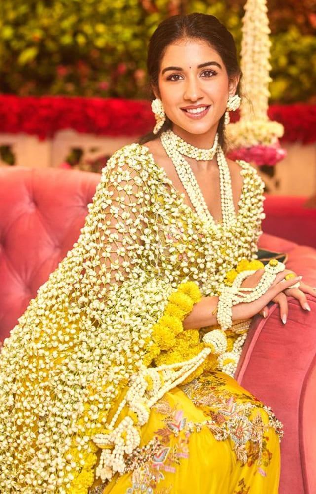 Radhika Merchant`s Gorgeous Haldi Look