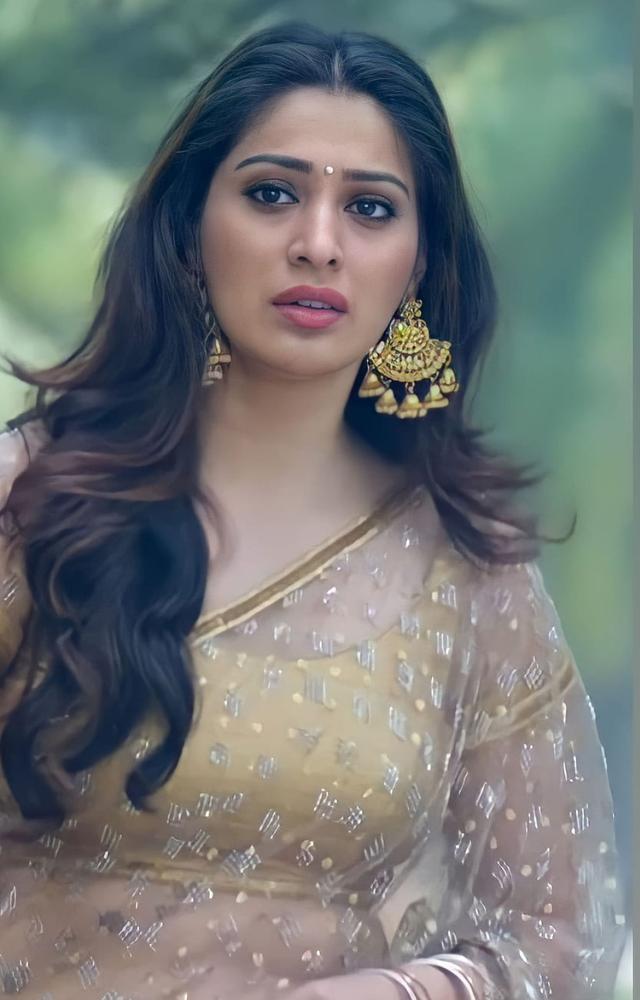 Raai Laxmi often opts for sarees with intricate embroidery, embellishments, or unique patterns that add to the saree`s allure.