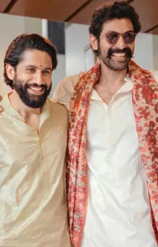 Rana attended Naga Chaitanya and Sobhita Dhulipala`s wedding, sharing joyful and memorable moments with his cousin.
