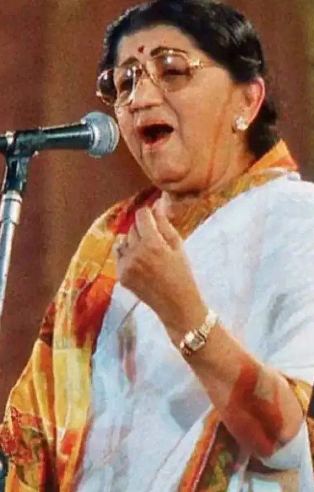 Legendary Indian playback singer with a career spanning decades. 'Lag Ja Gale' is one of her most iconic songs.
