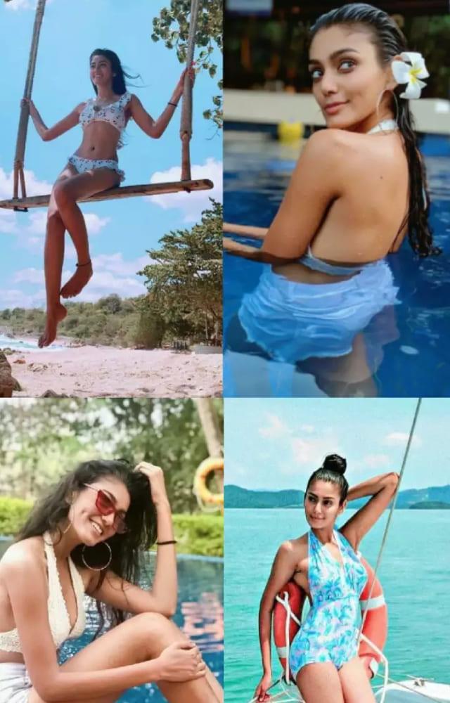 Sana Makbul Khan`s modeling career began with the 2009 TV show `Teen Diva.` She was a part of TV serials like Kitni Mohabbat Hai and Iss Pyaar Ko Kya Naam Doon.