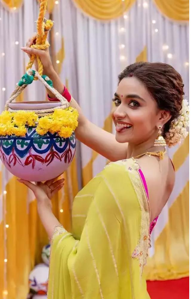 A talented actress in Tamil and Telugu cinema, she made her Bollywood debut with 'Baby John.'