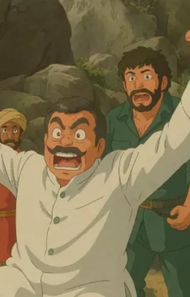 'Yeh haath mujhe de de Thakur!' has a whole new vision, thanks to Ghibli-style images made by fans.