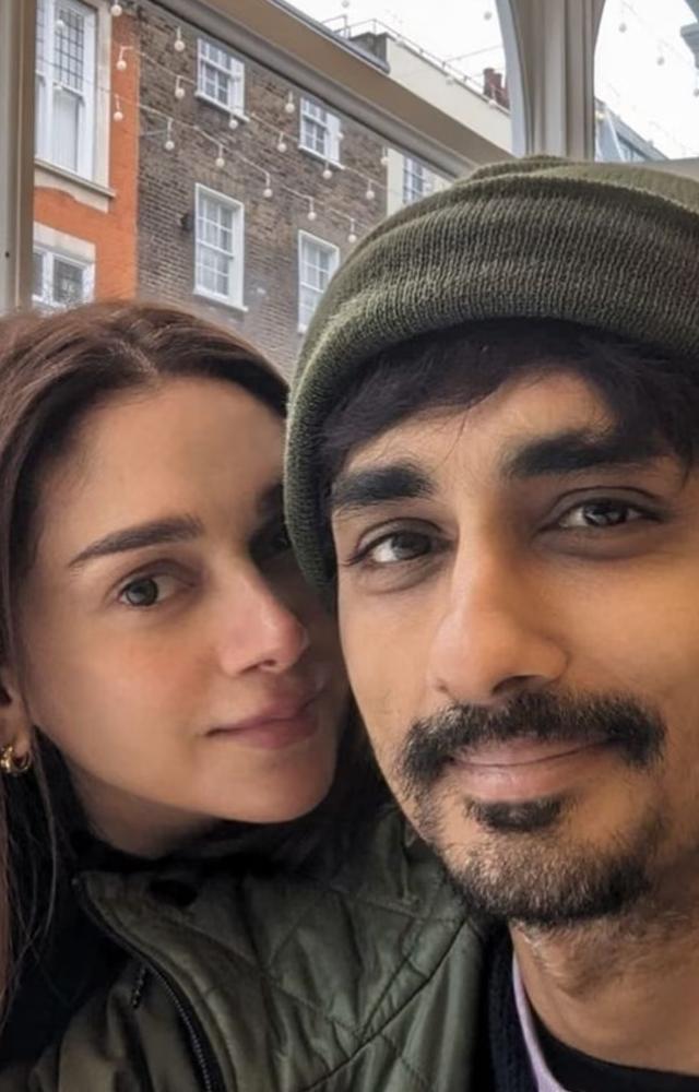 Both Aditi and Siddharth shared the same engagement photo on their social media handles, confirming their relationship status