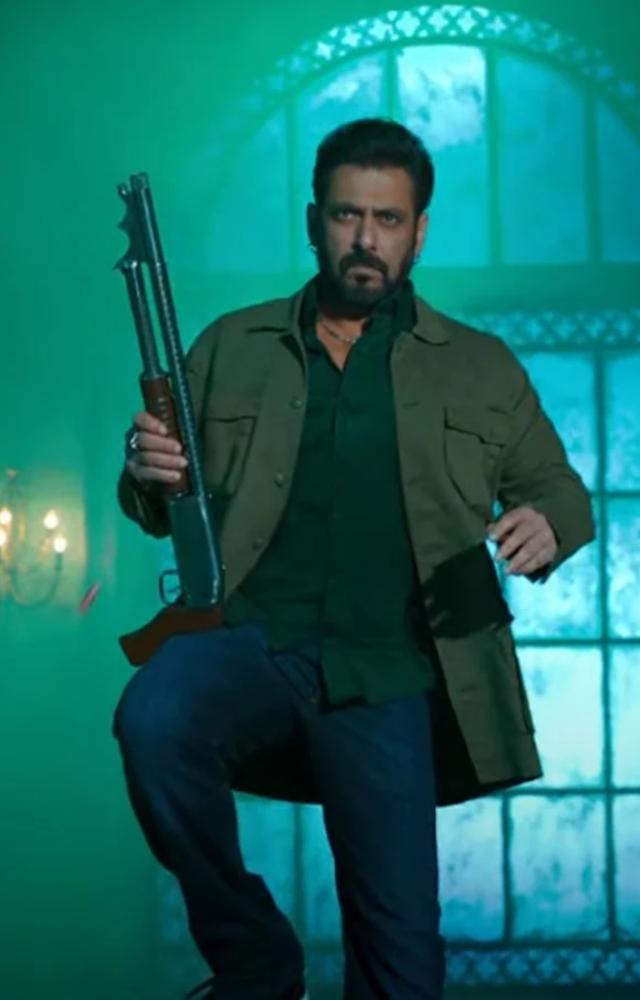 Salman Khan leads an ensemble including Kajal Aggarwal, Sathyaraj, Sharman Joshi, and others.