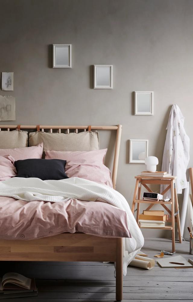 Make sure your bedroom is dim, quiet, and comfortably cool. Employ light-blocking curtains, ear coverings, or ambient sound machines if needed