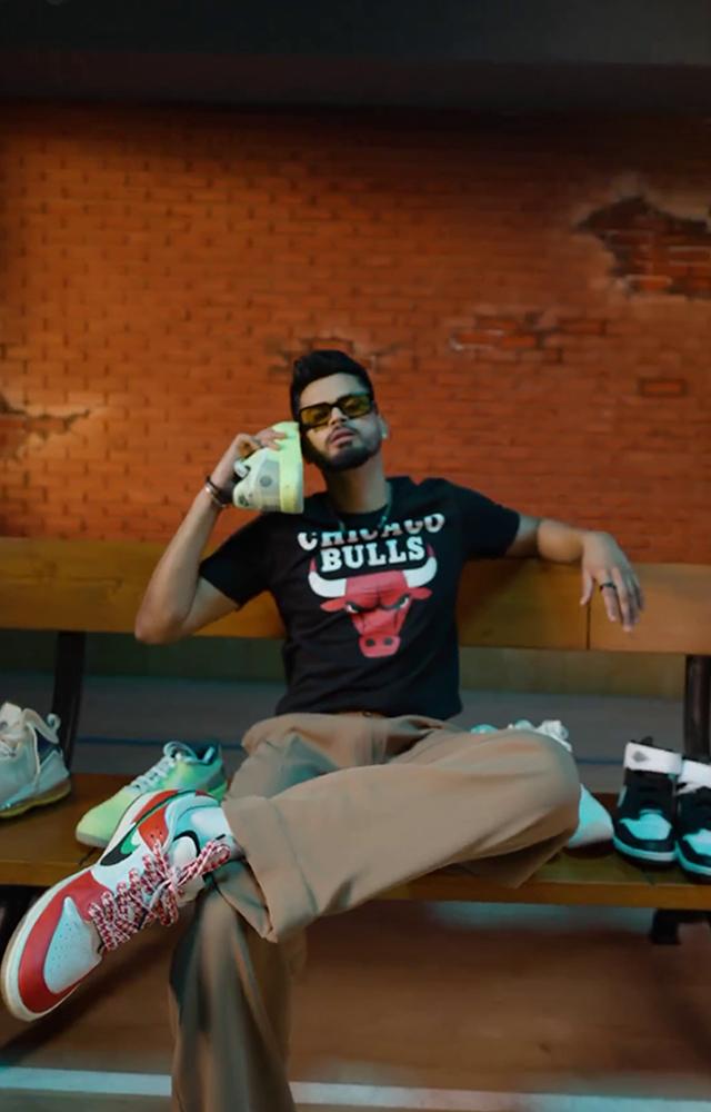 Iyer dominates the cricket field with his extraordinary skills, his off-field prowess is evident in his devotion to footwear