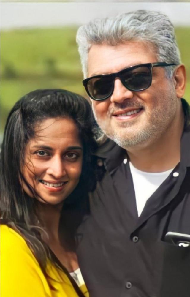 Ajith met Shalini on the sets of Amarkalam (1999). Their chemistry turned real, and they tied the knot in 2000.