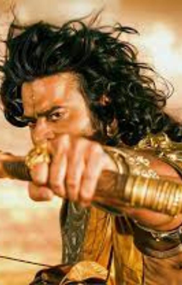 After Baahubali, Prabhas’ intensity fits the tragic hero, golden armor, conflicted loyalty, and explosive battle scenes. A career-defining role.